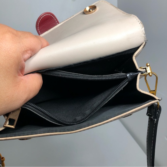 Patch Trendy Purse Clutch with Long Cross Body Strap - Picture 7 of 14